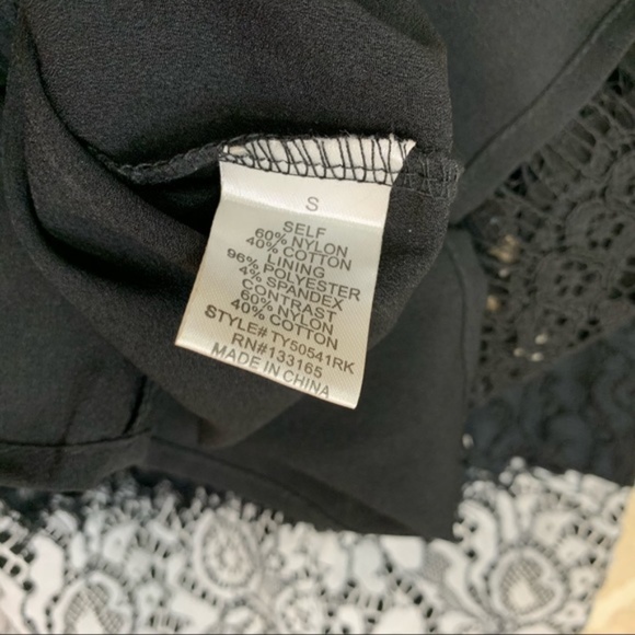 Everleigh Sheer Yoke Multi-Lace Dress - Picture 6 of 6